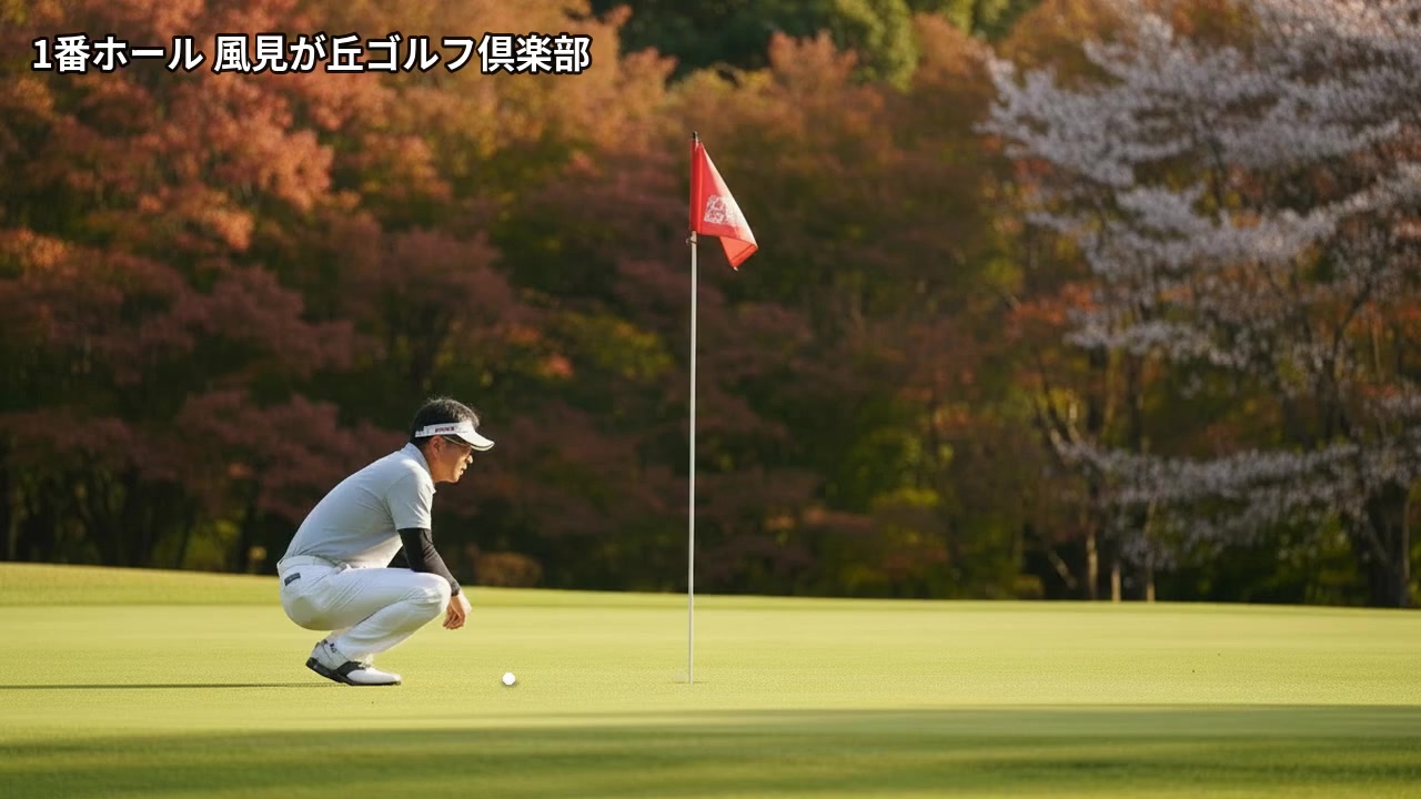 生成動画のイメージ: グリーン周り